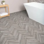 Waterproof click-lock vinyl installation method.