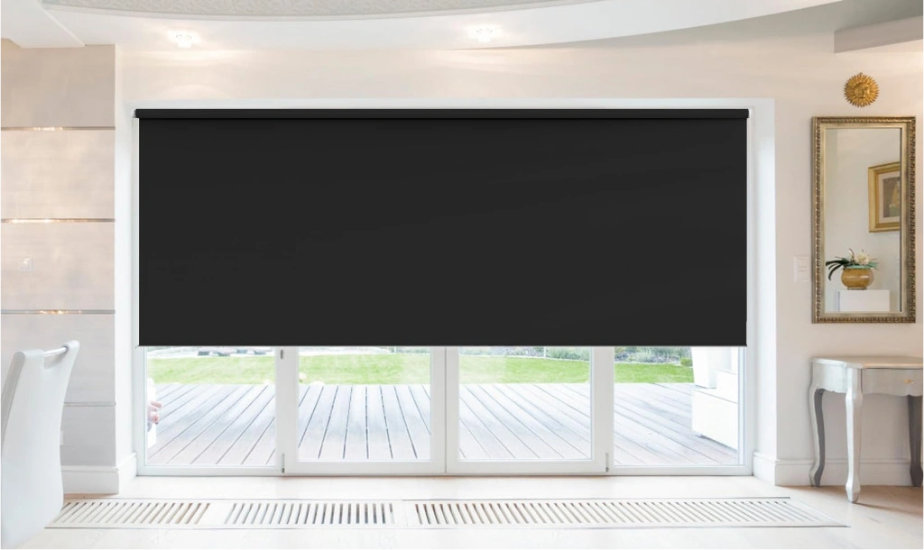 Modern residential blinds fitting.