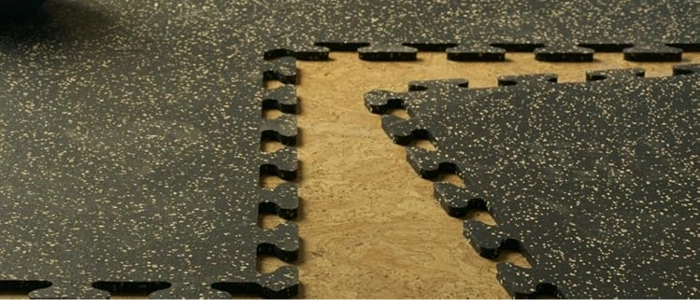 Best durable Edge-Lock tiles for gym or garage flooring.