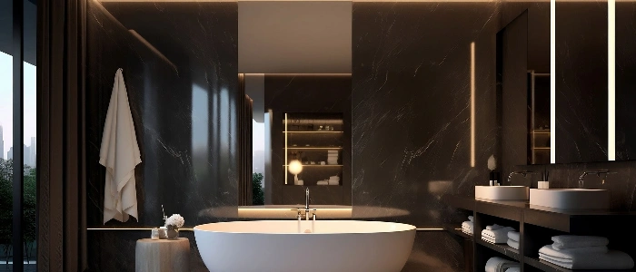 Elegant Bathroom Lighting Dubai