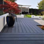 Modern patio deck tiles.
