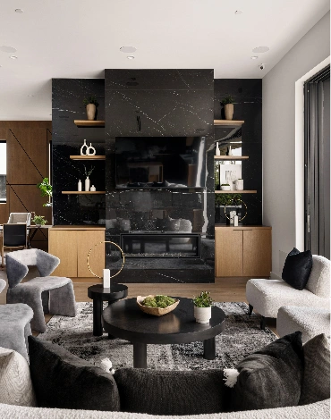 Elegant newly renovated living room