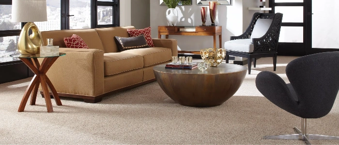 Frieze textured living room carpets Dubai