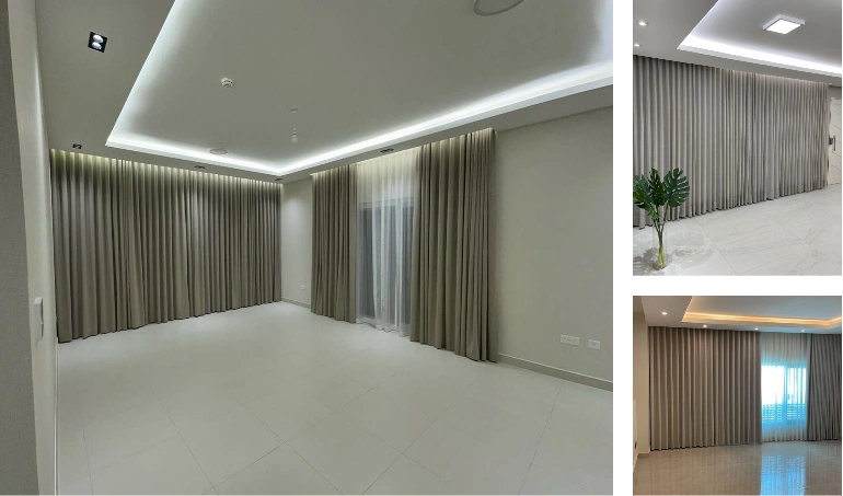 Premium Motorized Curtains Dubai