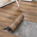 Luxury modern aesthetic Vinyl Carpets replicating wood and tile.