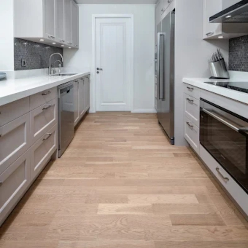 Luxury-grade solid wood flooring in Dubai penthouse