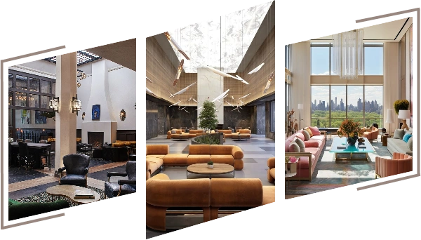 Updated modern hotel interior