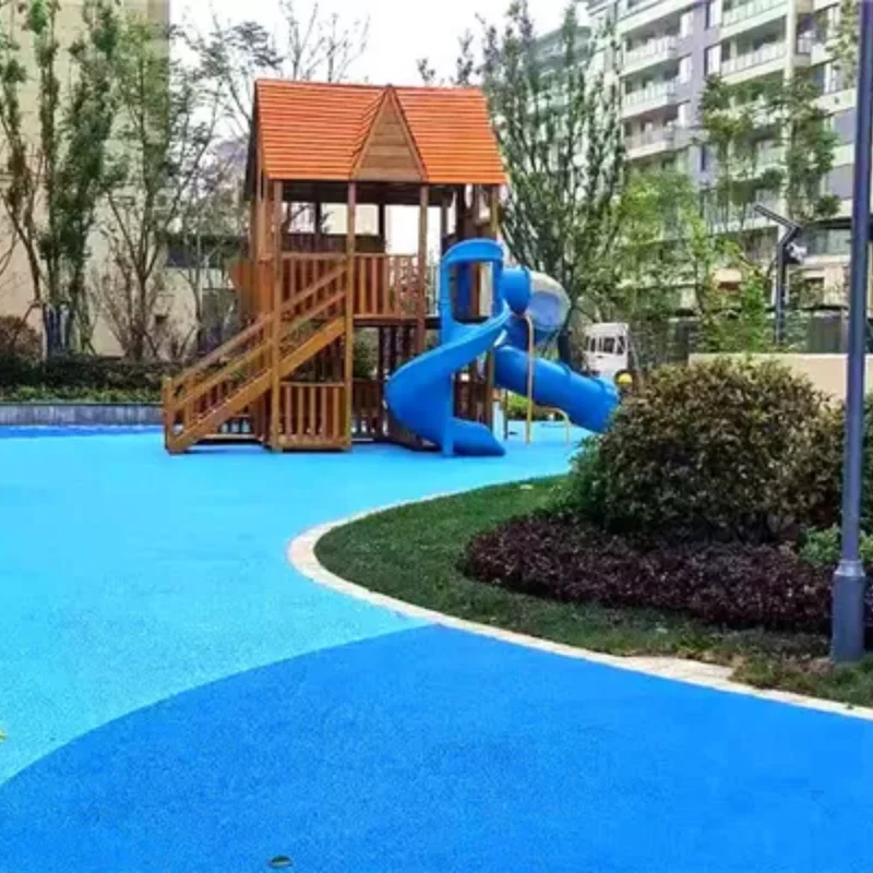 Weather-resistant EPDM flooring for outdoor sports