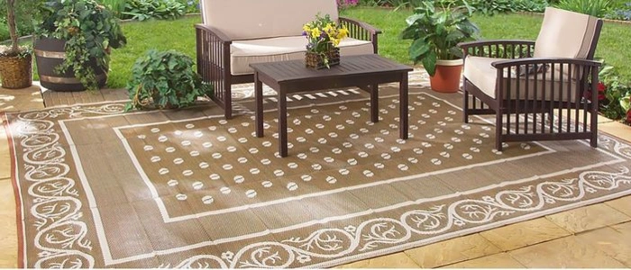 Carpet for patio area