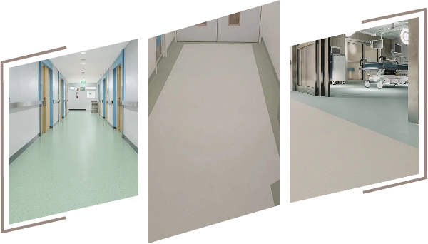Perfect best flooring choice for ultimate hygienic hospitals and clinics.