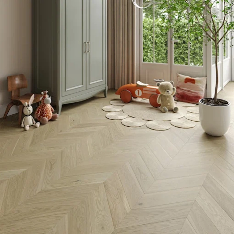 Stone effect SPC flooring in Dubai luxury interior
