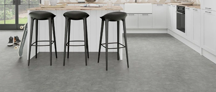 Stone effect vinyl click flooring Dubai