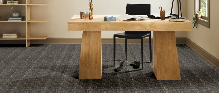 Luxury velvet carpet for office interiors