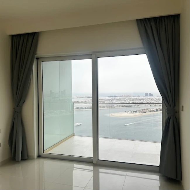 Bedroom curtain installation project