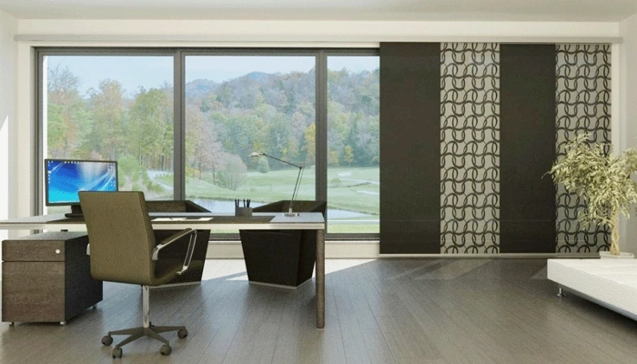 Sleek Panel Blinds For Office Use