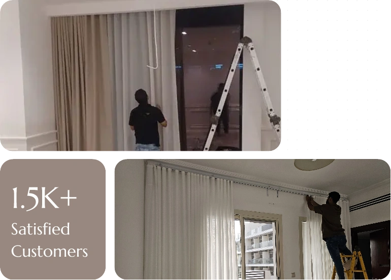 Best curtain fixing service UAE