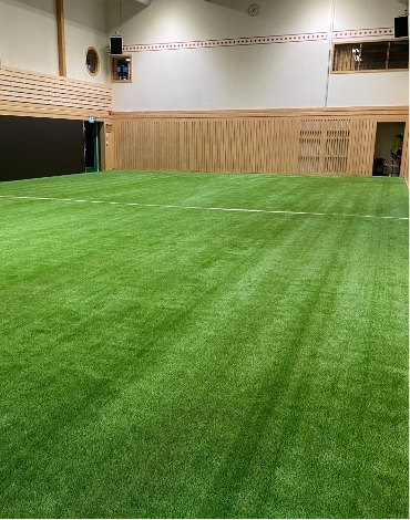 Modern interior design using artificial grass
