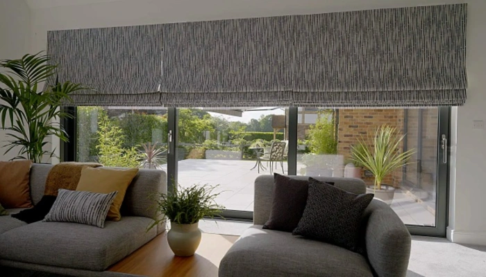 Living Room Roman Blinds Dubai