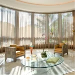 Modern sheer curtains stylish interior look