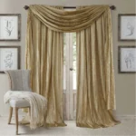 Soft silk curtains modern home styling
