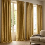 Soft velvet curtains for modern homes