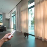 Motorized curtains smart home solution