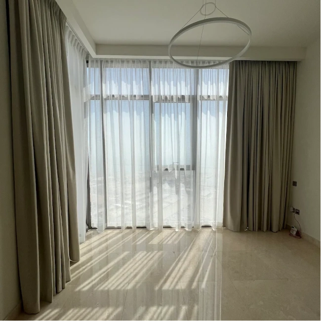 Motorized curtains setup completed