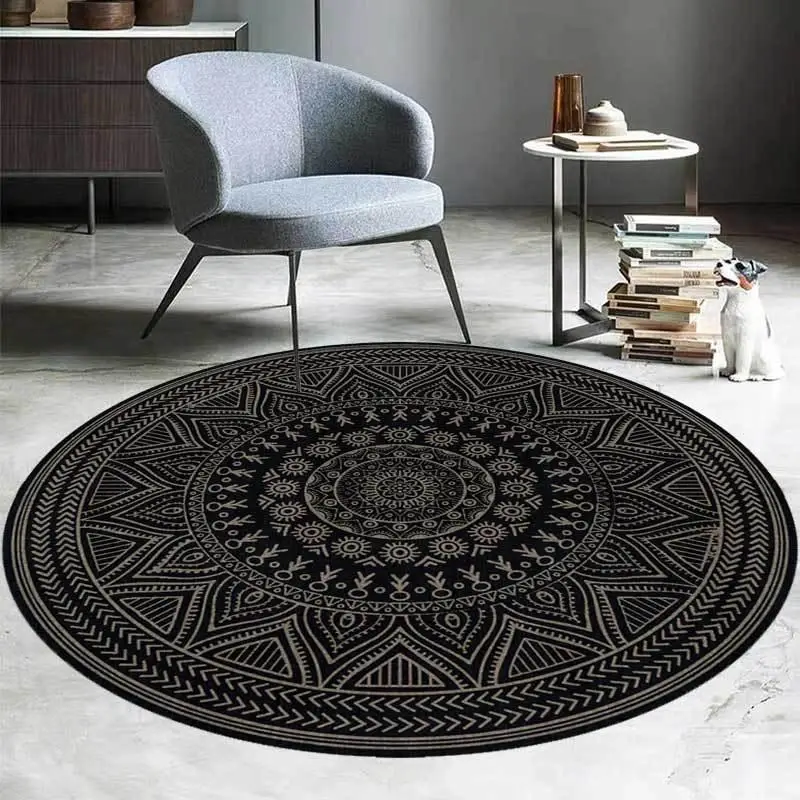 Patterned Round Carpets