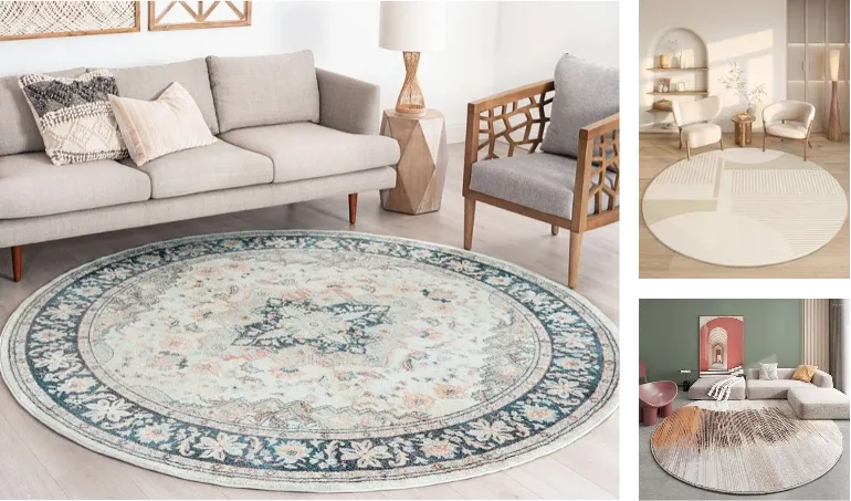 Stylish Round Carpets in Dubai