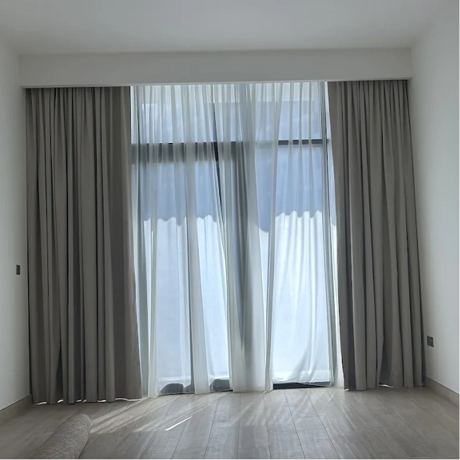 Soundproof curtains installed expertly