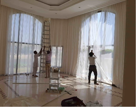 Trusted expert curtain installation service