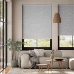 Roller blinds interior look