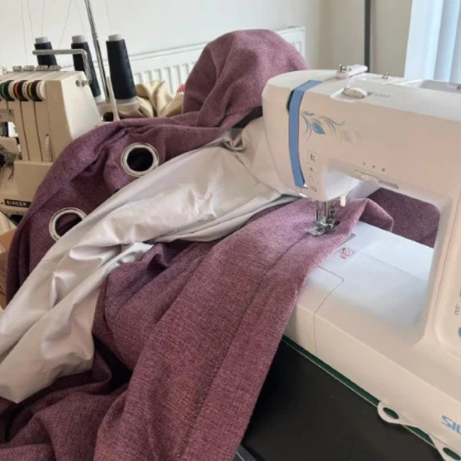 Custom curtain alteration service Dubai