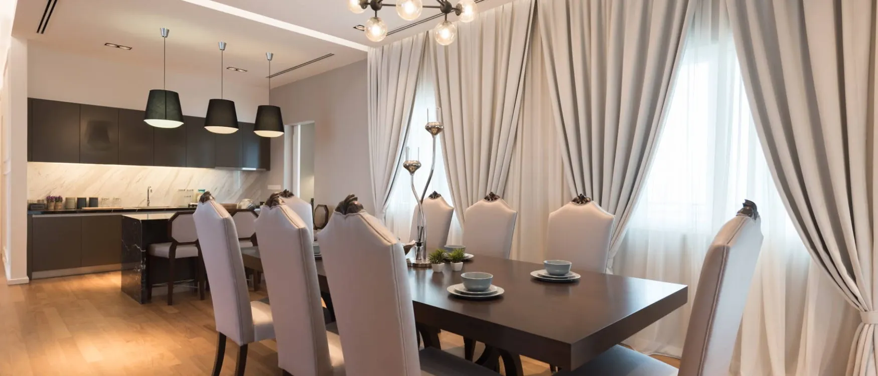 Dining Area Blackout Curtains