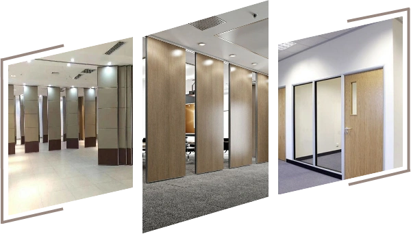 Stylish gypsum wall partition layout