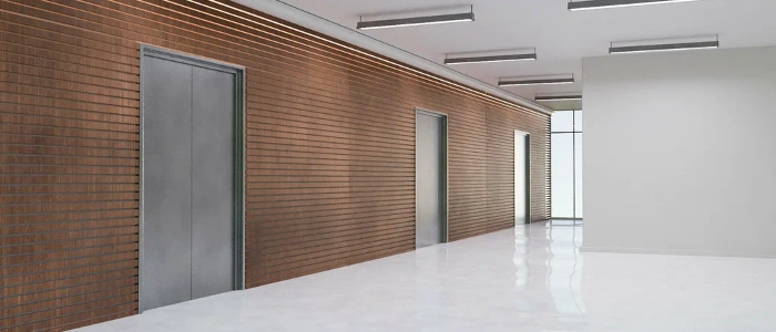 Gypsum partition for hospital