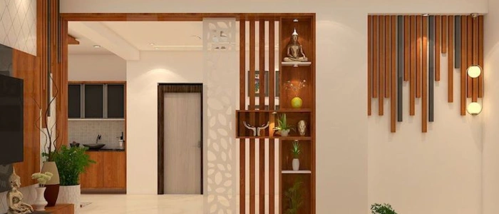 Gypsum partition for living room