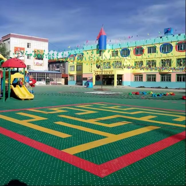 Outdoor Playground Rubber Flooring