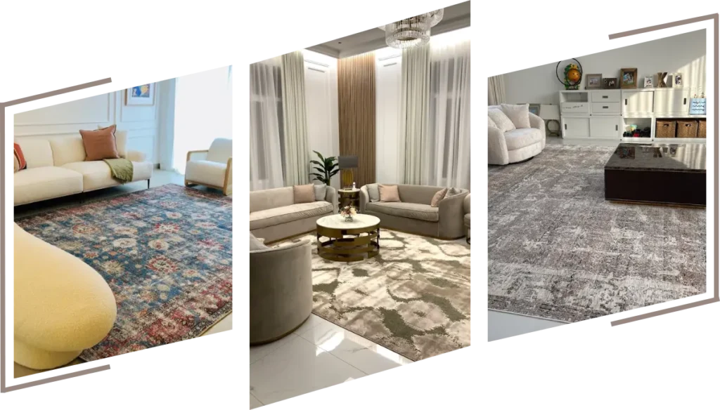 Professional Persian rug installation Dubai