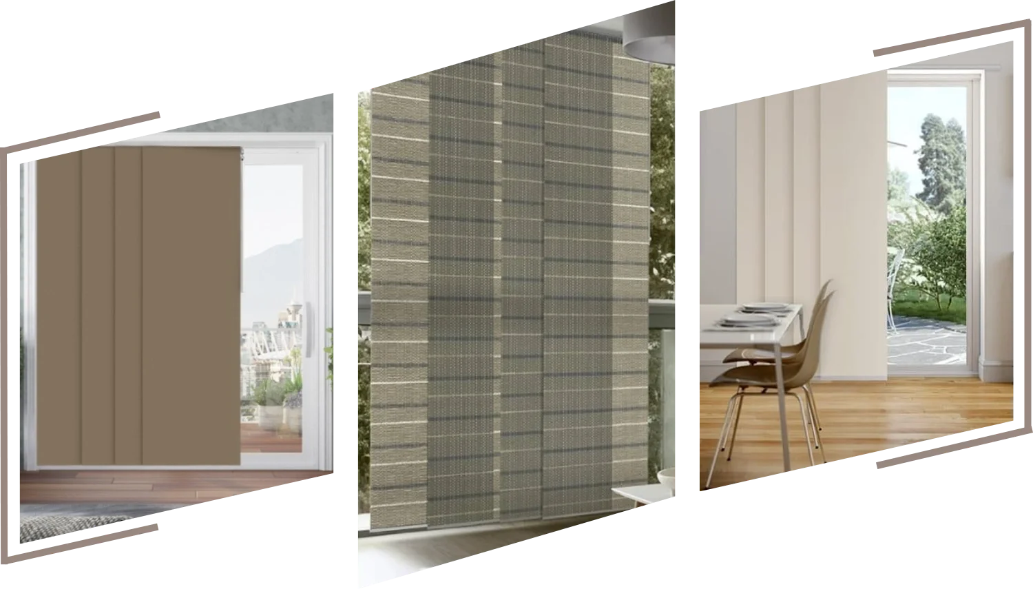 Modern Sliding Panel Blinds