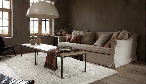 Warm textured shaggy rugs home comfort