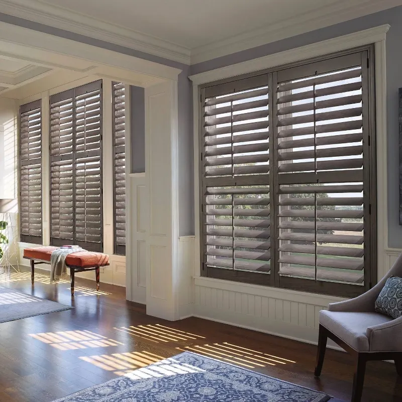 Wooden Shutter Blinds Design