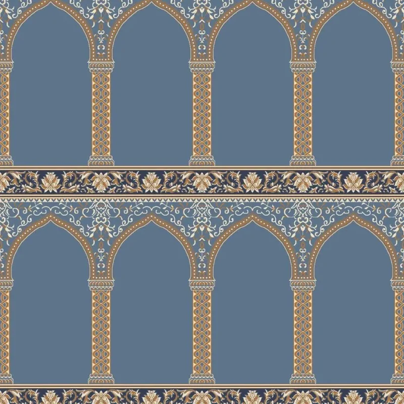 Hira mosque carpet sky blue