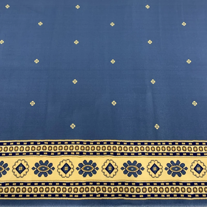 Blue border mosque prayer carpet