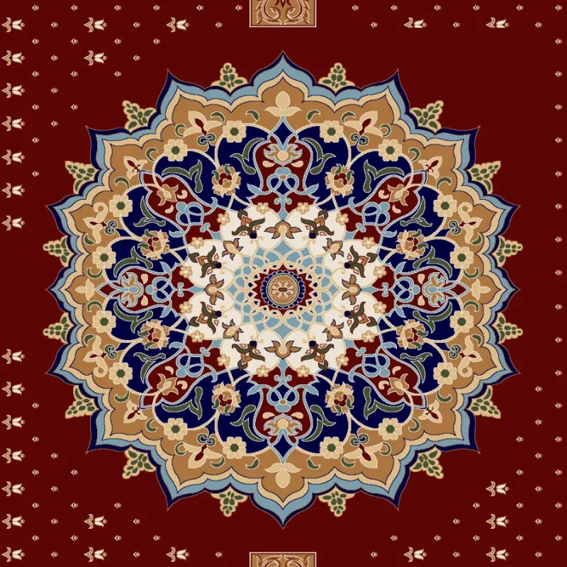 mosque carpet medallion pattern