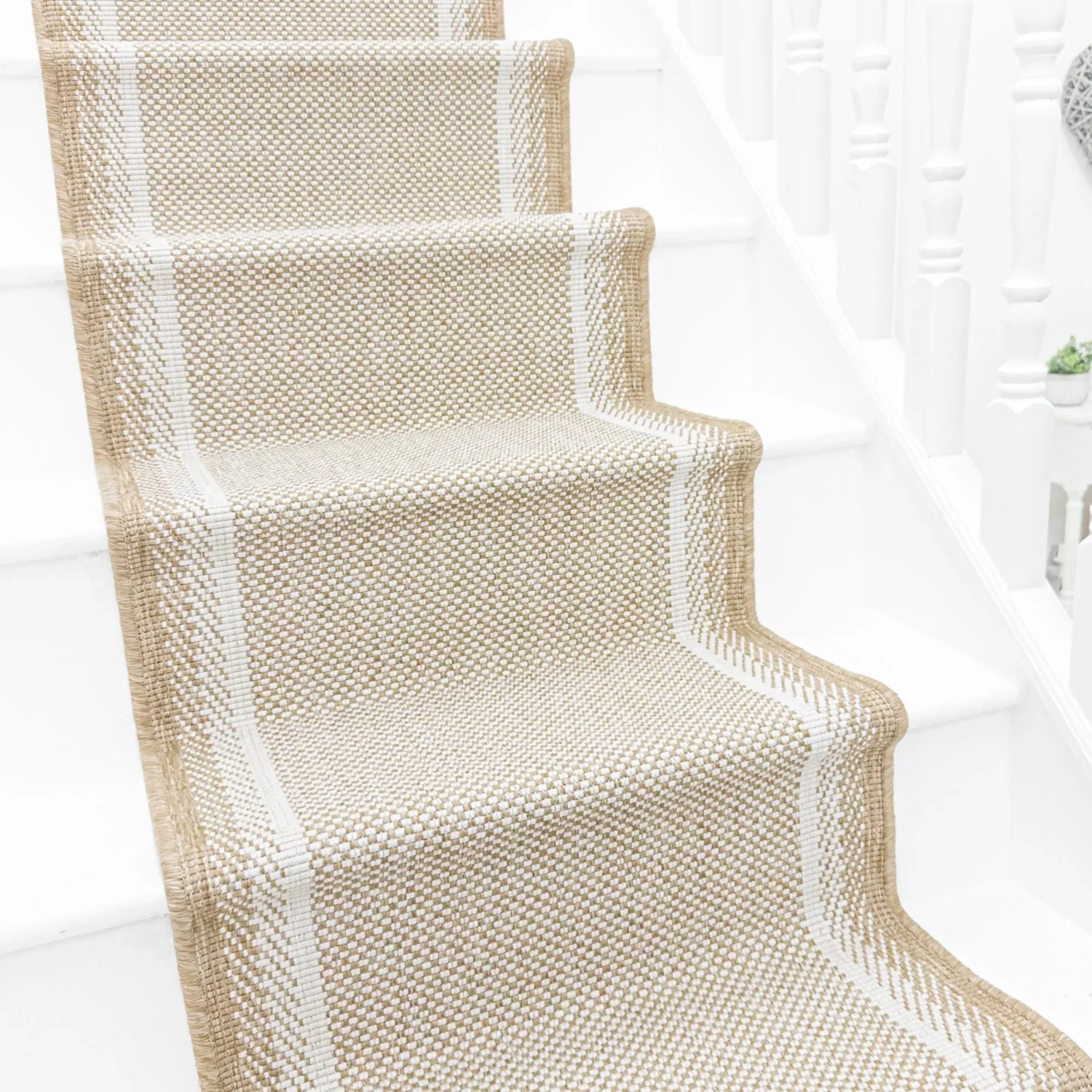 Geo brown stair runners