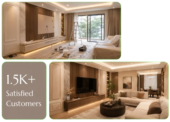 Best Living Room Renovation in Dubai