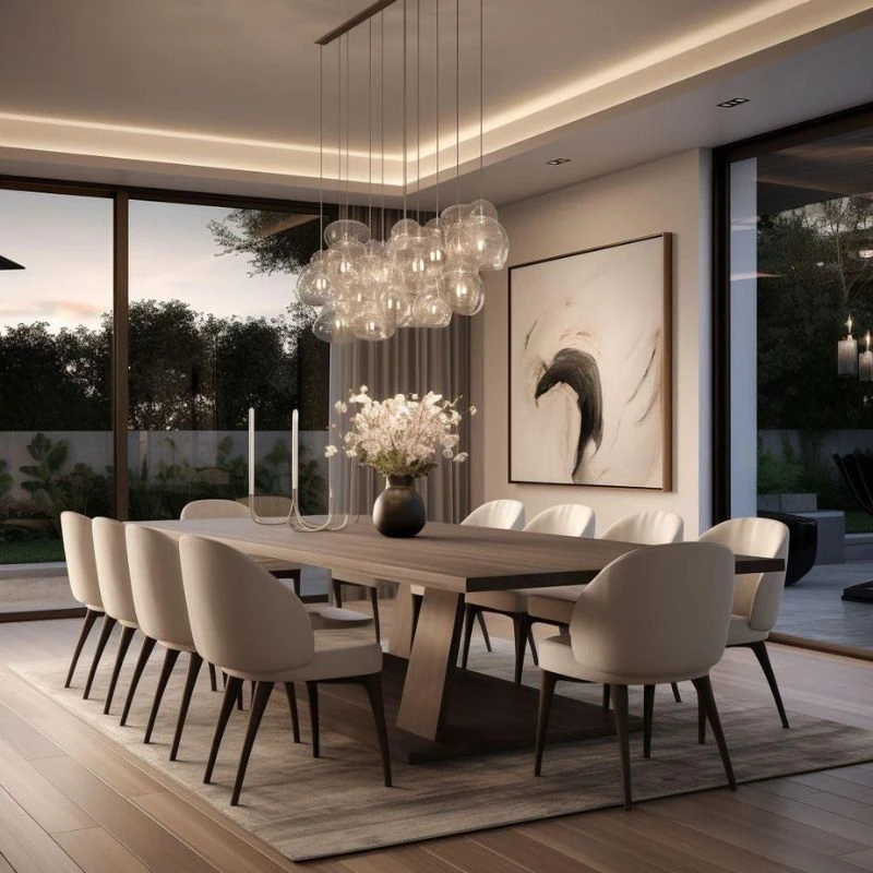 Custom made furniture project for dining area