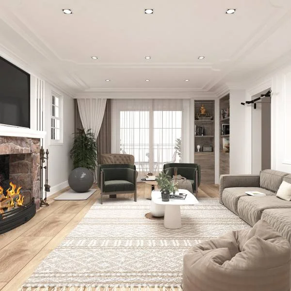 Living room renovation dubai