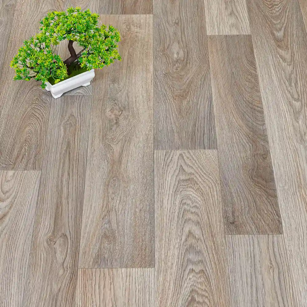 Presto Grey Wood Vinyl Flooring